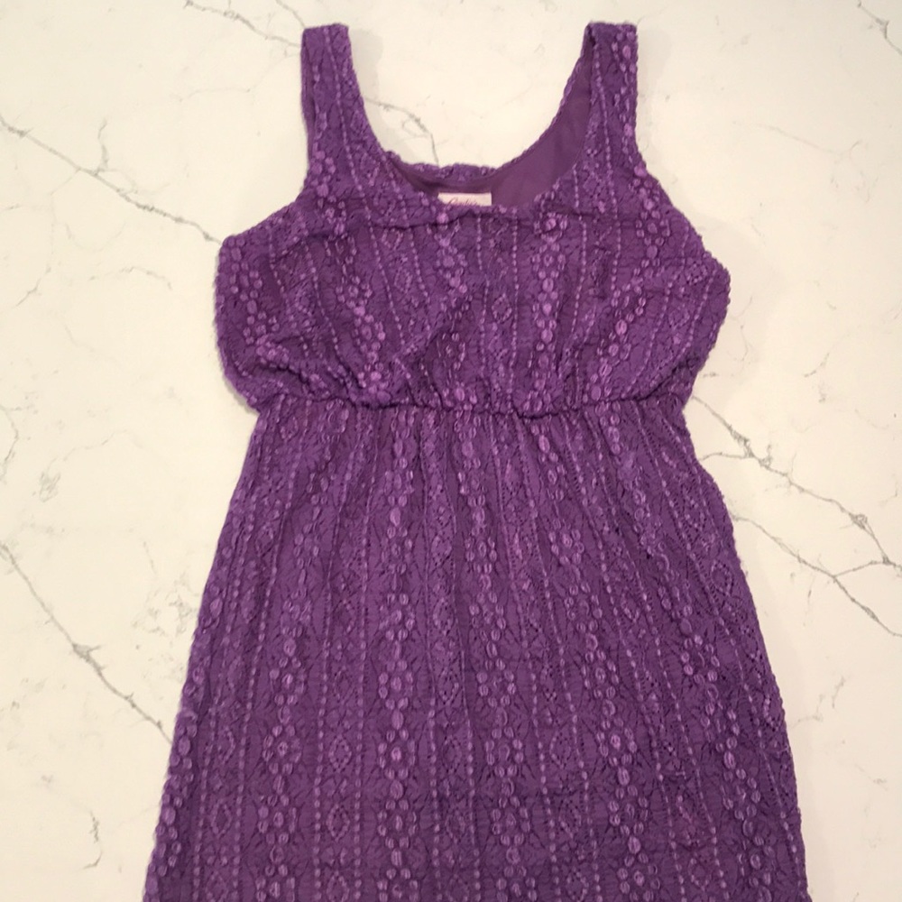 Purple Lace Dress